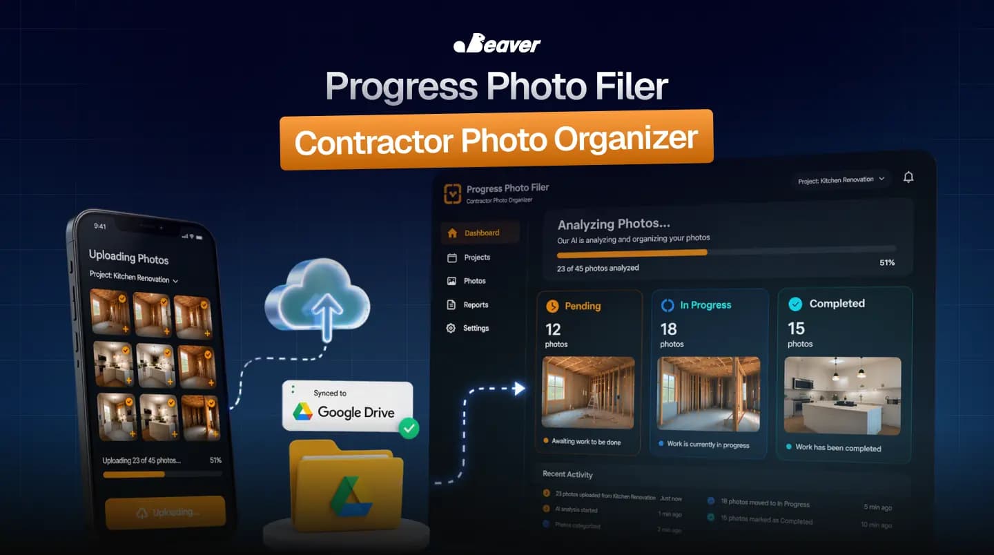 OpenClaw Progress Photo Filer organizing renovation photos into Drive folders by property and stage